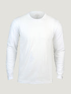 White Long Sleeve Crew Neck