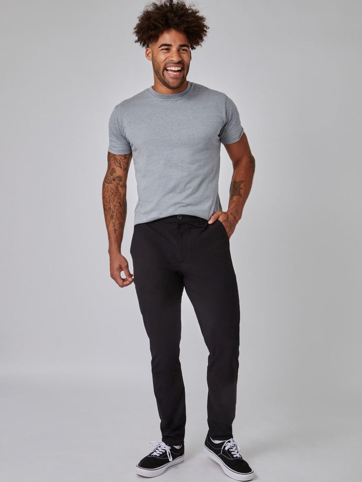 Stretch Tech Pant in Black | Fresh Clean Threads