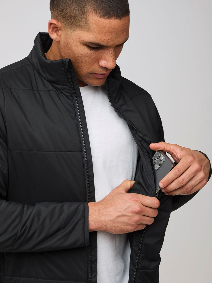 Puffer Jacket with Inner Pocket to Secure Your Valuables | Fresh Clean Threads