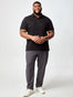 Black Men's Polo Shirt | Fresh Clean Threads