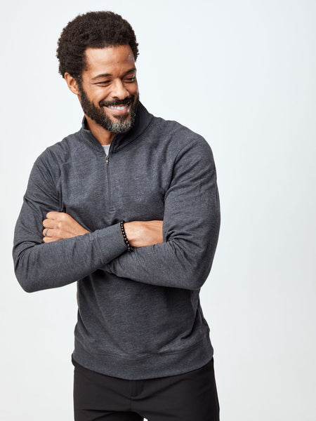 Charcoal Quarter Zip FINAL SALE