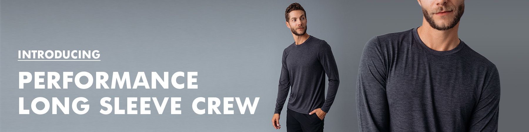 Performance Long Sleeve Crews | Fresh Clean Threads