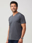 StratuSoft V-Neck in Concrete | Fresh Clean Threads