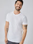 White Crew Neck Tee | Patrick wears size Medium | Fresh Clean Threads