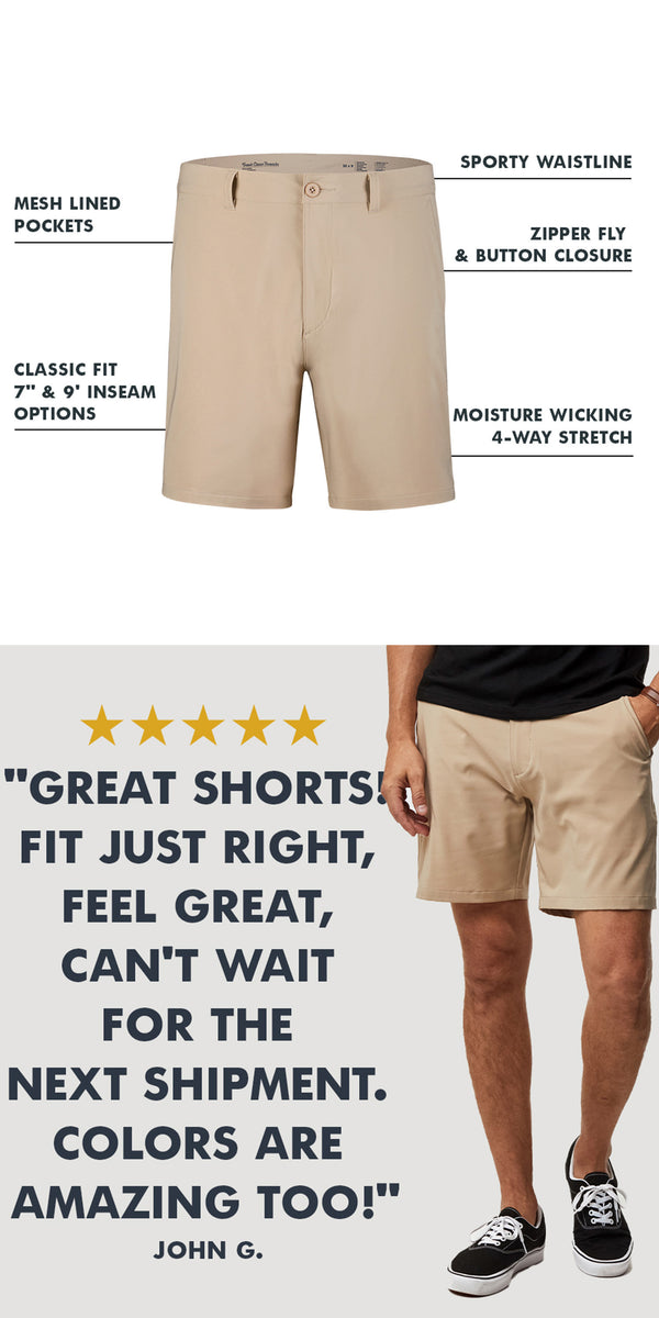 Everyday Shorts 2.0 Updated Fit | Fresh Clean Threads