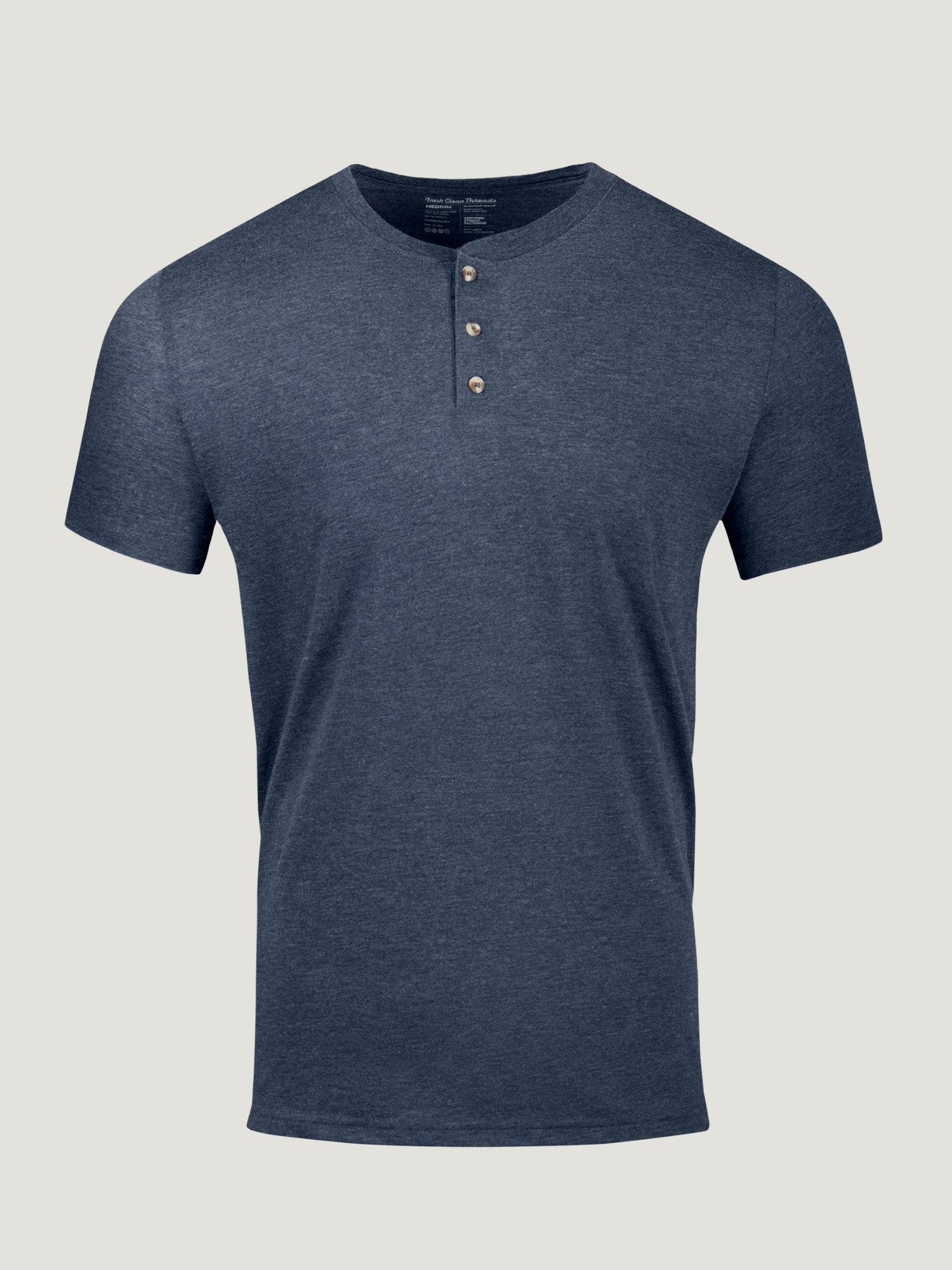 Short Sleeve Henley