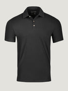 Black Torrey Polo | Men's Polo Shirts built by Fresh Clean Threads