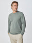 Mercury Green Long Sleeve Crew Neck Tee | Fresh Clean Threads