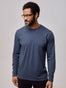 Navy Long Sleeve Tee | Fresh Clean Threads