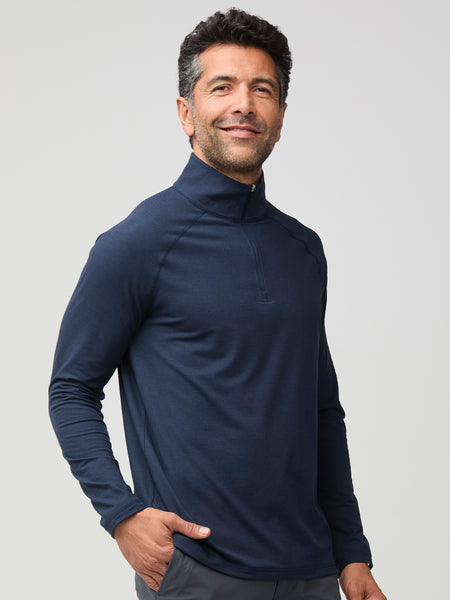 Navy Tech Quarter Zip