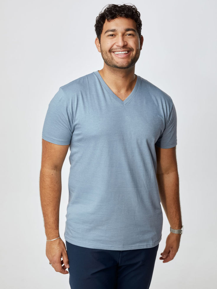 Men's Wedgewood V-Neck Tee | Fresh Clean Threads