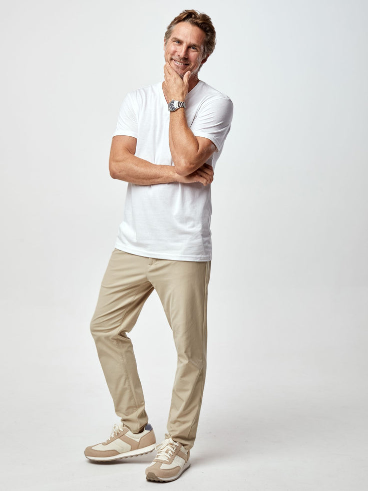 Men's White V-Neck T-Shirts | Fresh Clean Threads