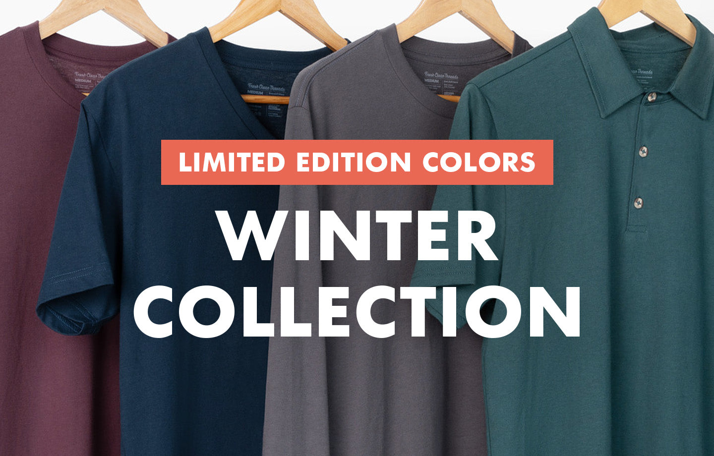 Men's and Women's Tees | Shop The Winter Collection Now at Fresh Clean Threads