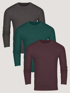 Long Sleeve Crew 3-Pack | Winter Essentials | Fresh Clean Threads