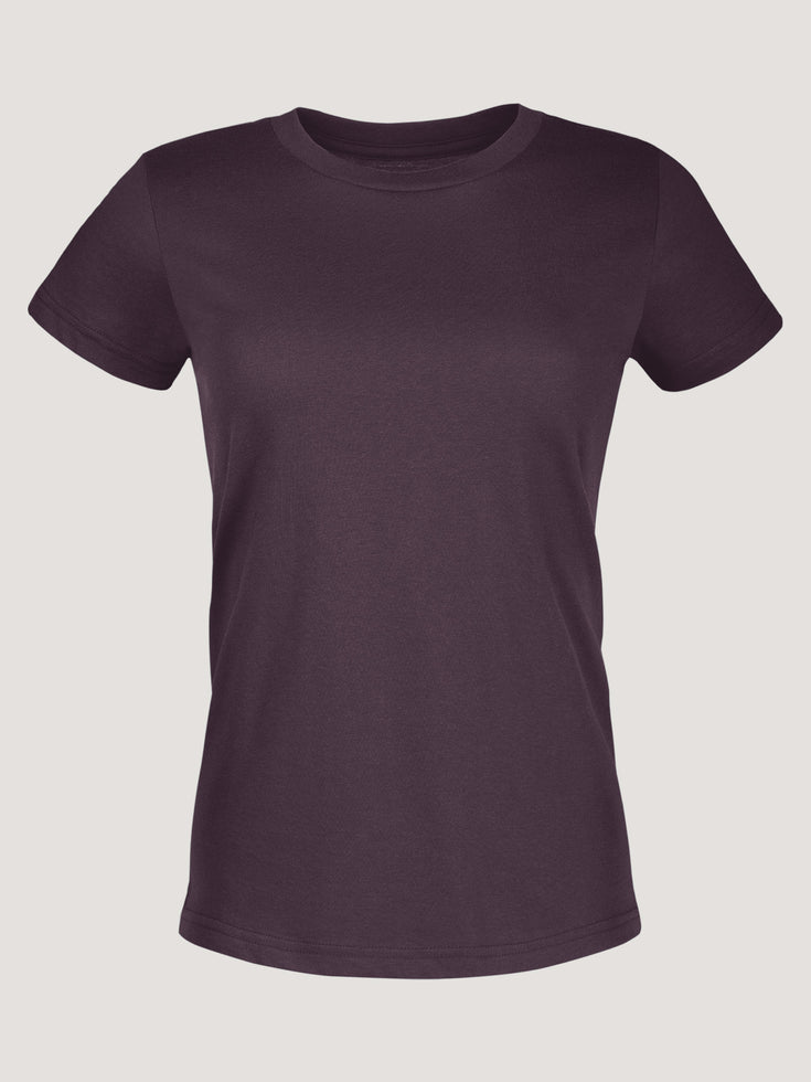 Women's Nordic Purple Crew Tee | Fresh Clean Threads