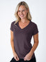 Women's Nordic Purple V-Neck | Fresh Clean Threads