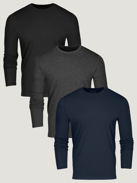 Best Sellers Performance Long Sleeve Crew 3-Pack