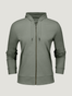 Women's Mercury Green Terry Zip-Up Sweatshirt | Fresh Clean Threads