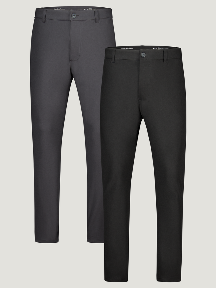 Stretch Tech Pant Monochrome 2-Packs | Fresh Clean Threads