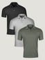 Foundation Men's Polo 3-Pack Shirts | Fresh Clean Threads